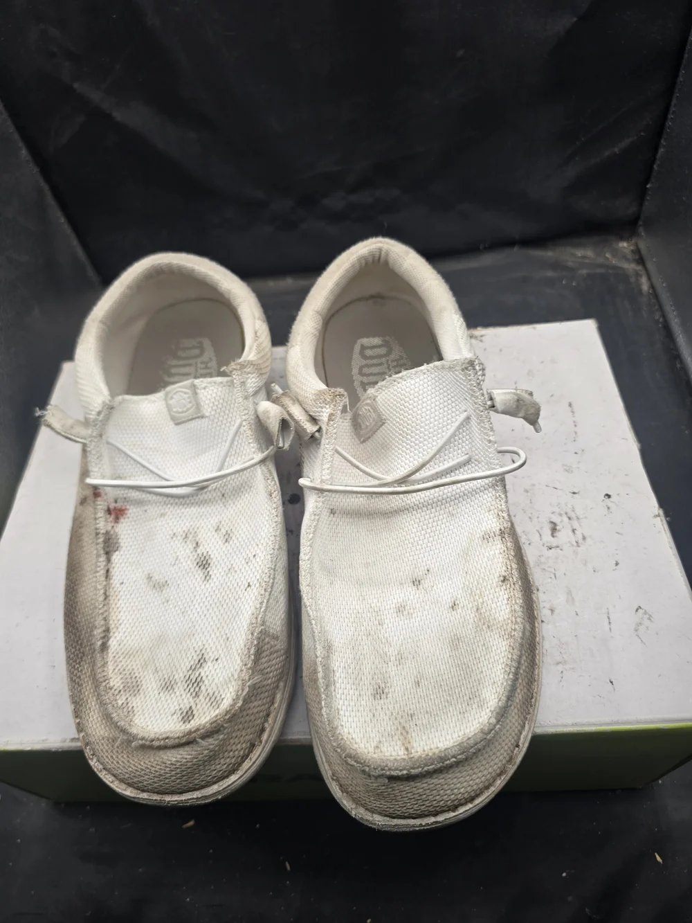 Hey Dude White and Beige Slip-On‎ Shoe